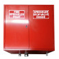 Victaulic Type X Valve Set In Red Powder Coated Cabinet With Single FSI